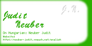judit neuber business card